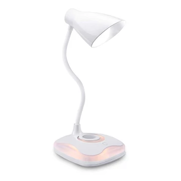 Asztali LED lámpa, USB, 3,2W, 4000K, AVIDE, fehér