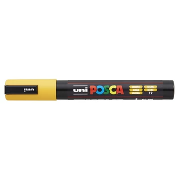 Dekormarker 1,8-2,5mm, Uni Posca PC-5M okker