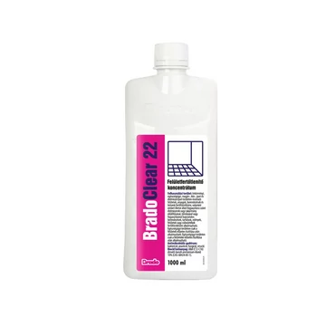 Felületfertőtlenítő koncentrátum aldehidmentes 1 liter BradoClear 22