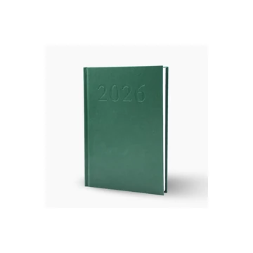 Határidőnapló agenda Standard A/5, napi, fehér lapokkal (zöld) 2026. Bluering®