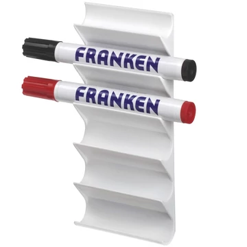 Táblamarker tartó mágneses 6 db marker tárolására alkalmas  fehér Z1986 Franken