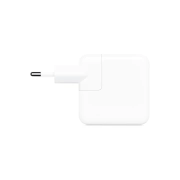 Töltő hálózati APPLE Type-C aljzat (30W, PD gyorstöltő, MY1W2ZM/A utód) fehér