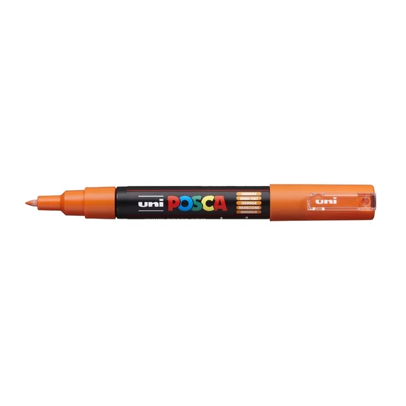 Dekormarker 0,7-1mm, Uni Posca PC-1M narancs