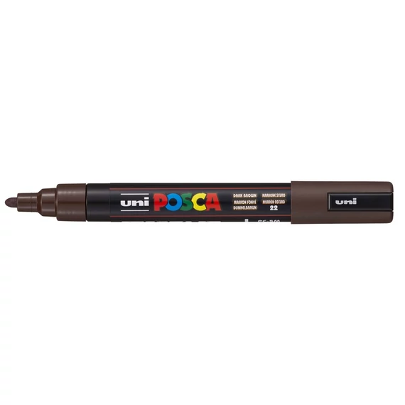 Dekormarker 1,8-2,5mm, Uni Posca PC-5M sötétbarna