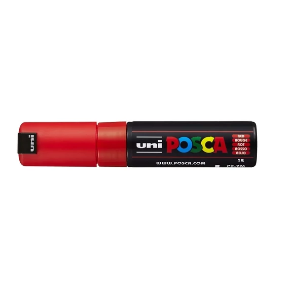 Dekormarker 4,5-5,5mm, Uni-Posca PC-7M piros
