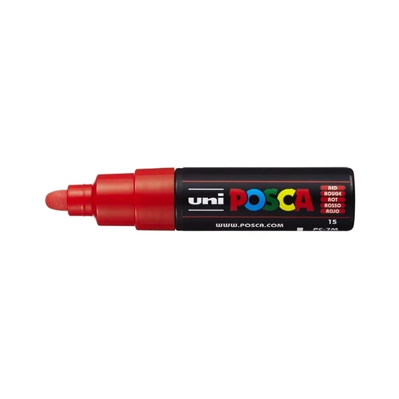 Dekormarker 4,5-5,5mm, Uni-Posca PC-7M piros