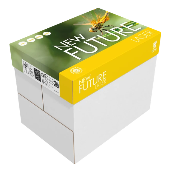 Másolópapír A4, 80g, New Future Laser Copy, CIE 150 fehérség, 500ív/csomag