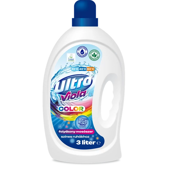 Mosógél 3 liter (100 mosás) színes ruhákhoz Ultra Viola Color