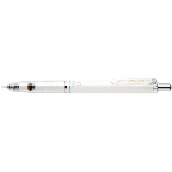 Nyomósirón 0,5 mm, Zebra DelGuard, fehér